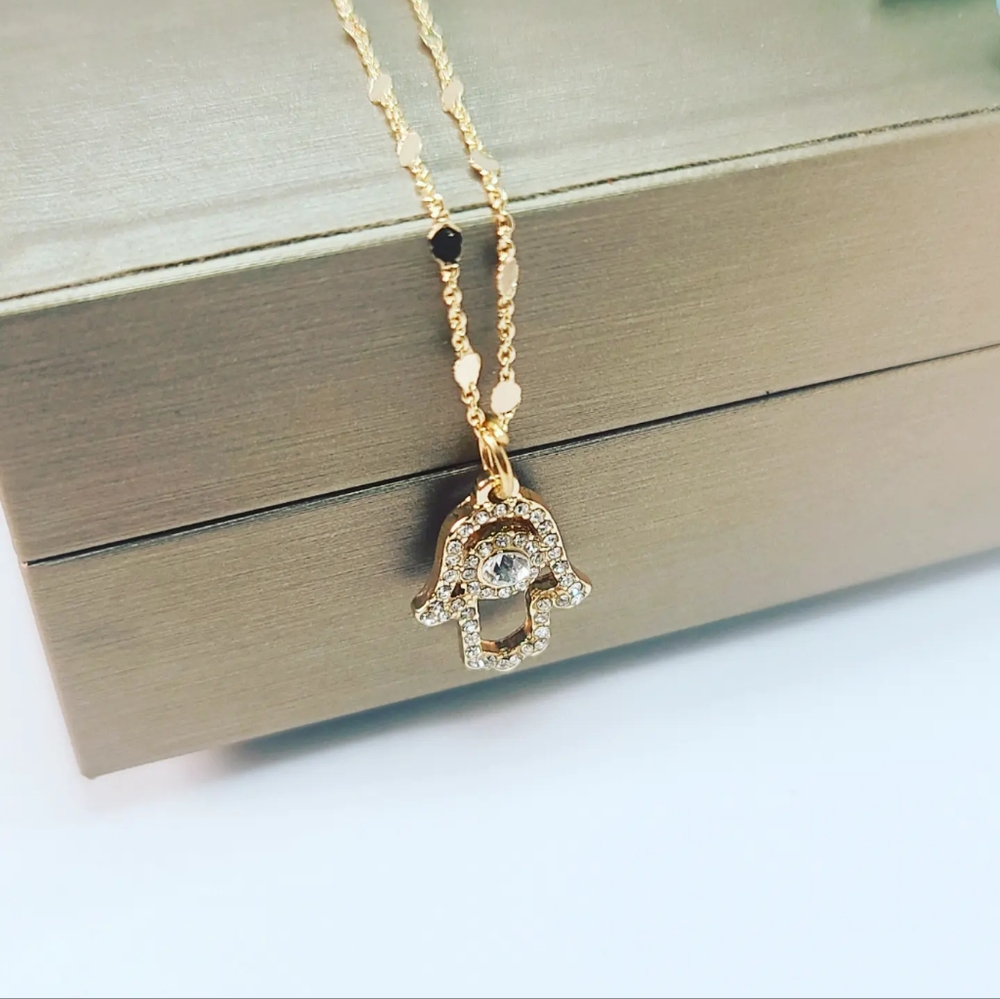 Hamsa hand pendant